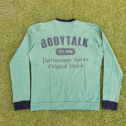 Bodytalk long-sleeve olive men's shirt size Medium like new