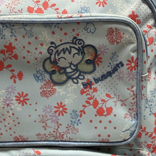 Busquets Y2K floral school backpack