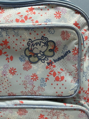 Busquets Y2K floral school backpack
