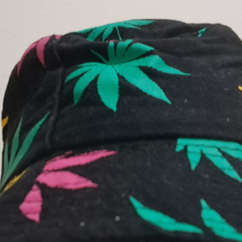 Summer hat like new, colorful, 100% cotton, size L