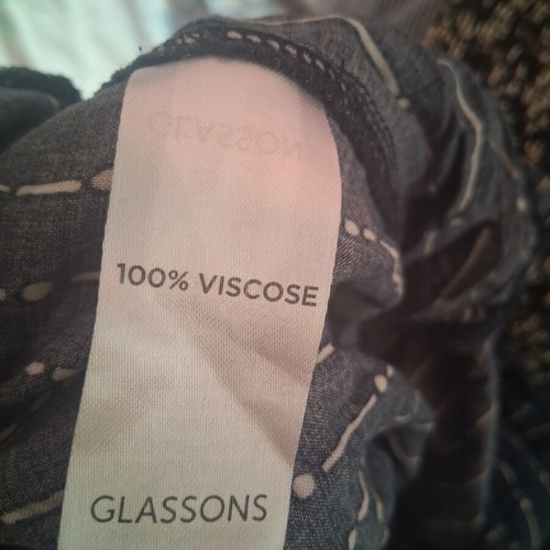 Women's salvari pants like new, dark blue with white stripes, size M