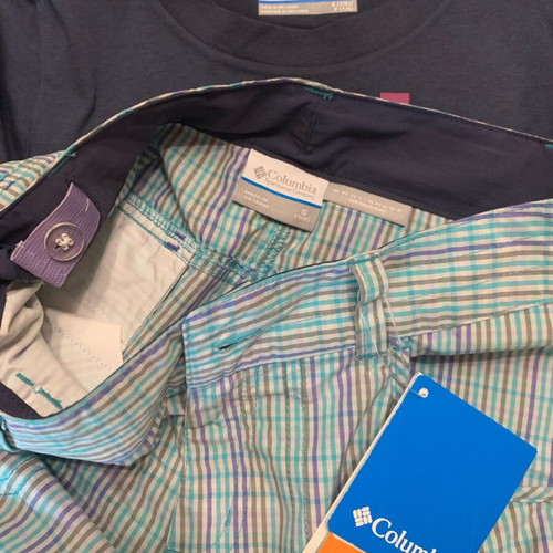 Columbia kids shorts and t-shirts set new, 7 pieces for ages 7-8