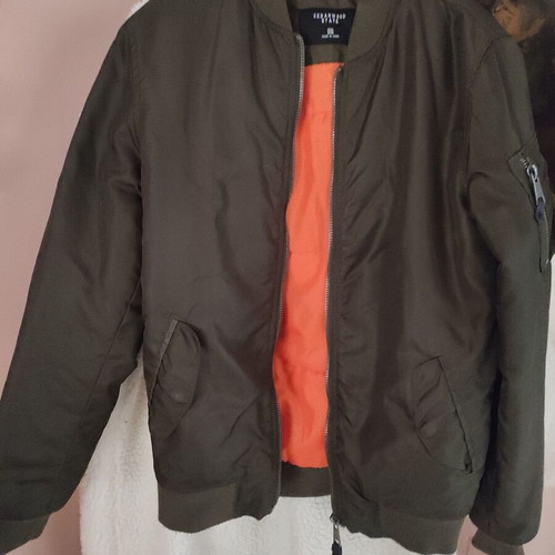 Flight jacket Cedarwood state green like new, size XS-S