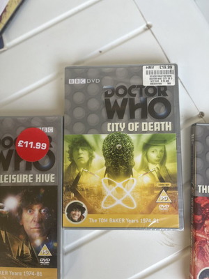 Doctor Who DVDs new, 3 discs, Tom Baker series, dubbed