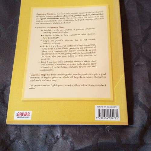 Grammar Steps Practical Modern English Grammar book like new
