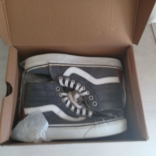 Vans SK-8 Hi μπότες νούμερο 35 σαν καινούργιο, γκρι και καφέ