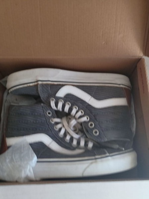 Vans SK-8 Hi μπότες νούμερο 35 σαν καινούργιο, γκρι και καφέ