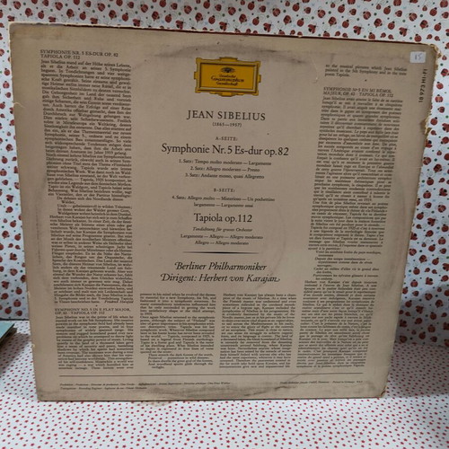 Jean Sibelius Symphony Nr. 5 Op. 82 Tapiola Op. 112 LP used, classical