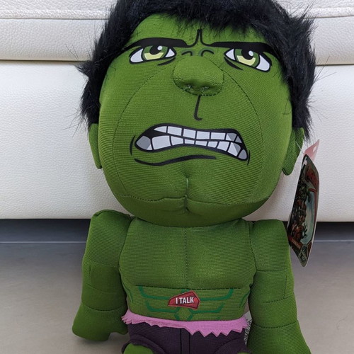 Hulk Marvel Avengers plush new talking toy
