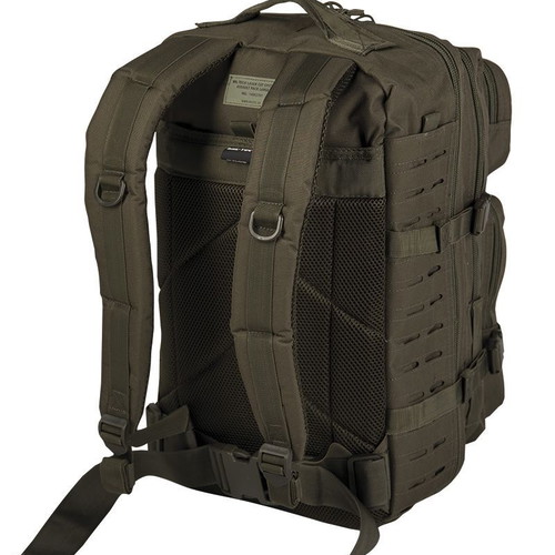 Mil-Tec US OD Laser Cut Assault Tactical Backpack large new