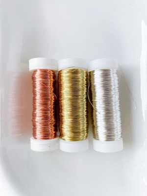 Σύρμα κοσμημάτων Rayher mix 0,25-0,3 mm, 3 καρούλια