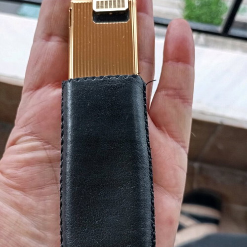 Vintage Brother Lite Lighter NOS new old stock gold with case