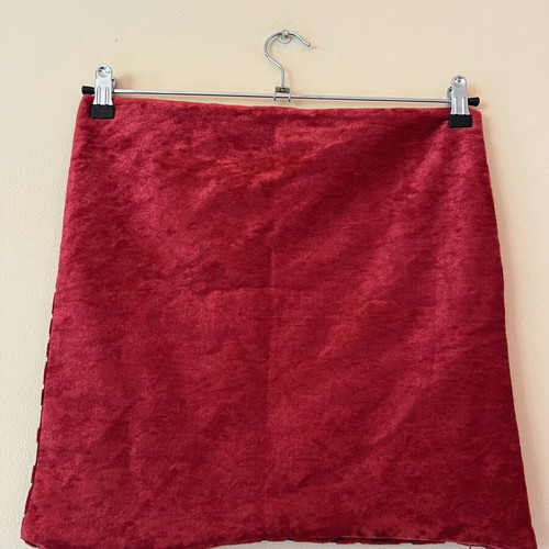 Decorative pillowcase red plush 40x40 cm like new