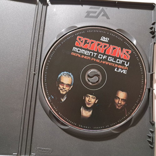 Scorpions Moment of Glory DVD used, live concert 2000