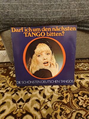 Vinyl record used, German tango