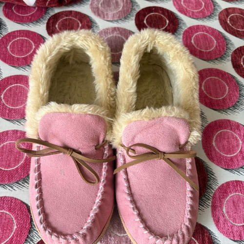 Scholl winter slippers like new, size 38, pink