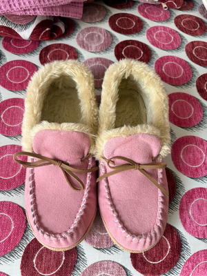 Scholl winter slippers like new, size 38, pink
