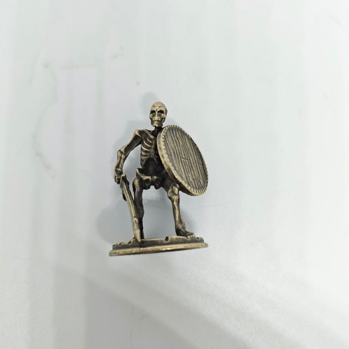 Bronze Skeleton Warrior Miniature like new