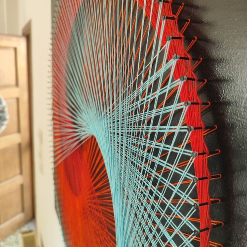 Triple Flow Handmade String Art Wall Decor
