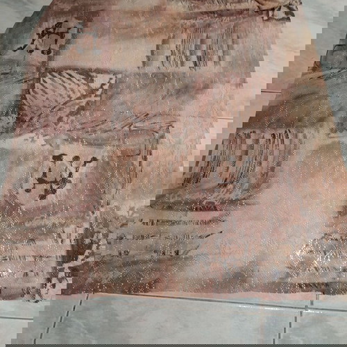 Cotton lace in brown beige shades new