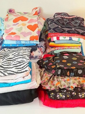 Summer Clothes Pack for Girls 6-8 Years Like New, 25 Pieces