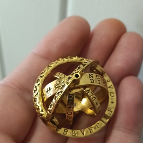 Harry Potter Astronomy Ring new, gold color, inspired by books