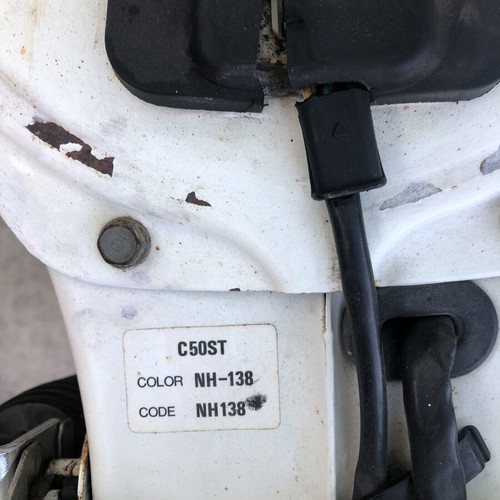 Honda GLX moped 125cc conversion, white