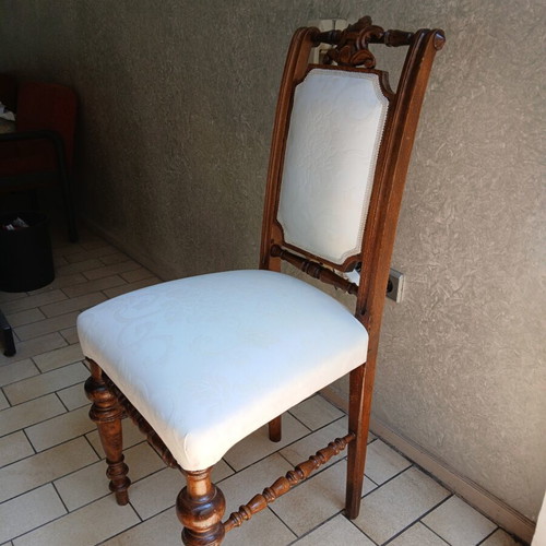 Glass bookshelf with wooden base, round table, sofa, armchair set, Sato desk, vintage chair like new