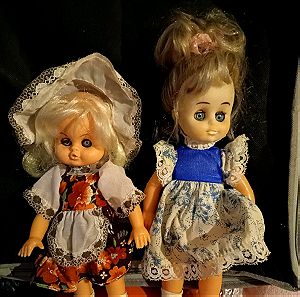 Σετ 2 vintage dolls.