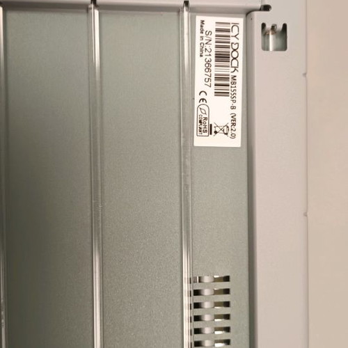 Icy Dock FatCage Backplane hard drive enclosure used MB155SP-B