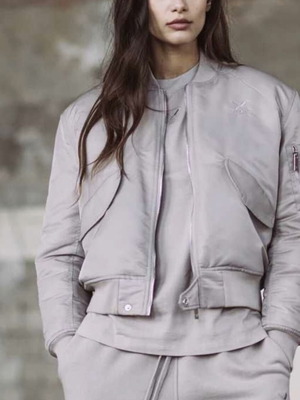 Distorted People WMN Classic Bomber Jacket new, cappuccino, size M