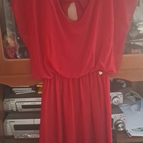 Midi silk dress Lynne like new, red, size 38