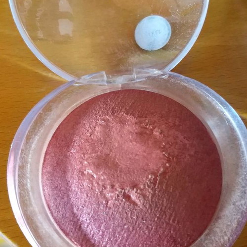 Blush used iridescent finish