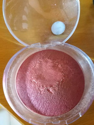 Blush used iridescent finish