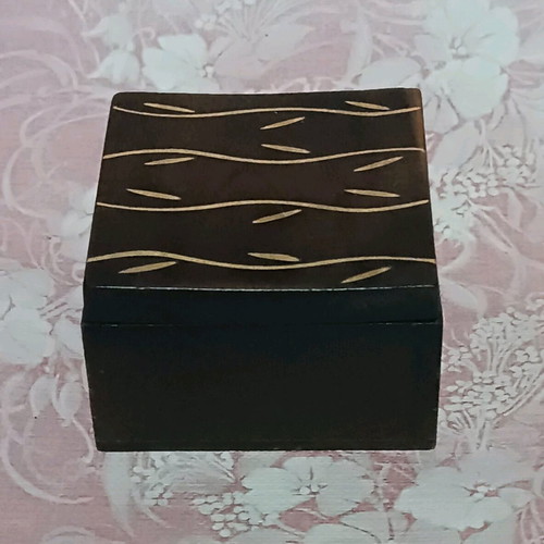 Small wooden box used