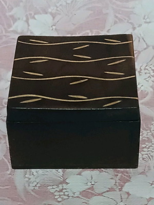 Small wooden box used