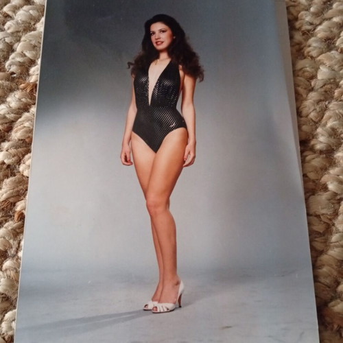 Vana Barba Miss Hellas 1984 Photo like new 17.8x12.8 cm