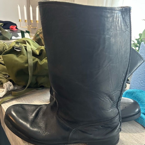 Army Endromida Prod. Schools boots used, leather, size 43/44