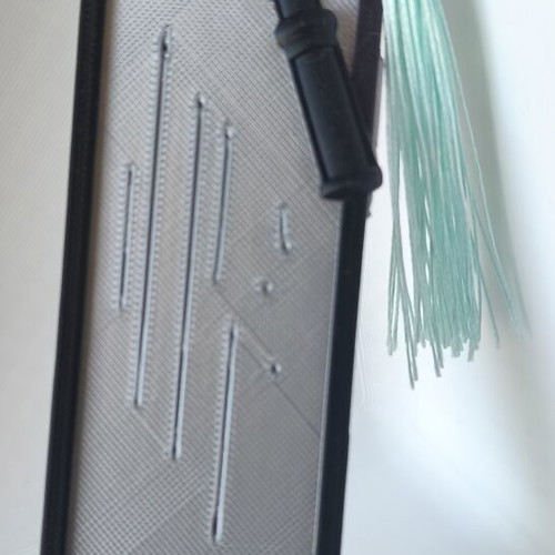 Bookworms bookmark new, 3D recycled plastic with decorative tassel
