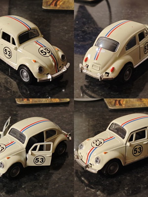 Volkswagen Beetle Herby 53 модел кола 1/32 мащаб
