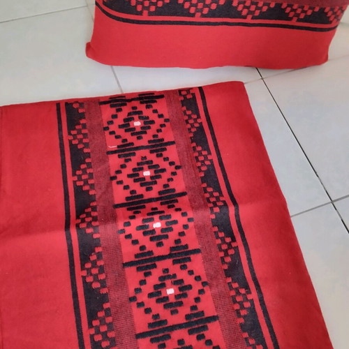 Woven pillowcases new, set of 2, 55x50 cm