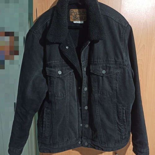 Men's jacket used, black, size L from Pull and Bear