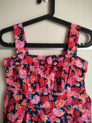 Floral dress New Look like new, size M, 100% cotton