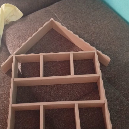 Wooden house for miniatures like new