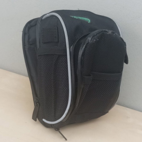 B-Soul small handlebar bag used, multi-compartment bicycle accessory