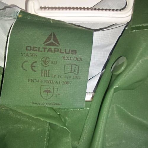 Delta Plus waterproof coat XXL like new, green