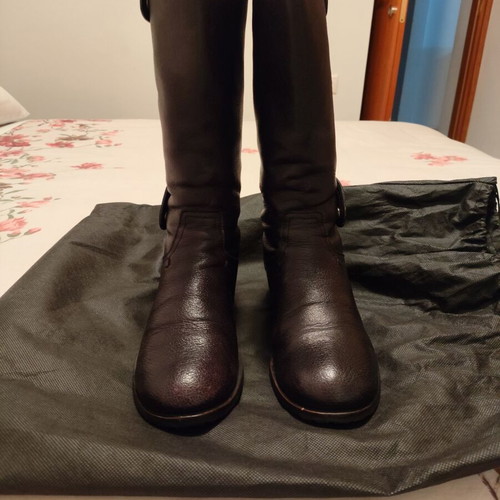 Leather boots J. Bournazos used, size 38