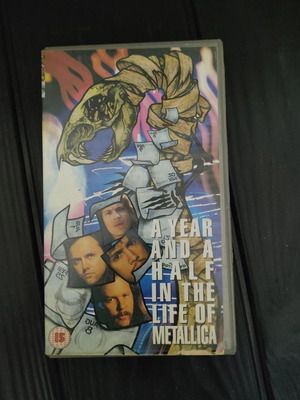 Metallica A Year And A Half In The Life Of Metallica VHS like new, historical