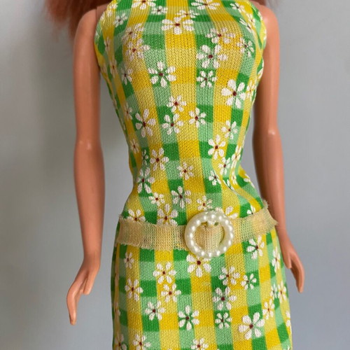 Vintage Redhead Barbie Pretty In Plaid doll used by Mattel 1998
