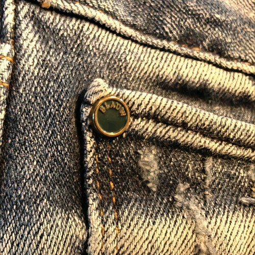 Scotch and Soda slim fit jeans blue like new with fades and rips